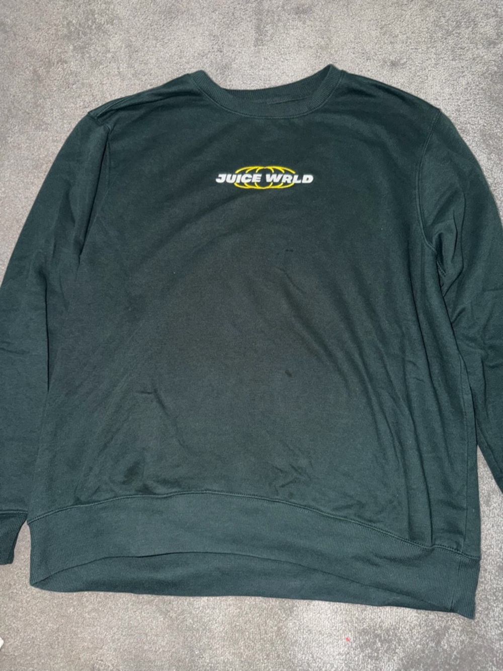 Green Juice Wrld Crewneck Sweater - Mens